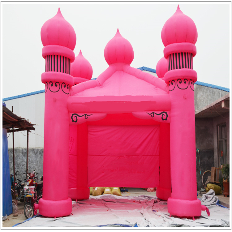 香河粉色户外帐篷